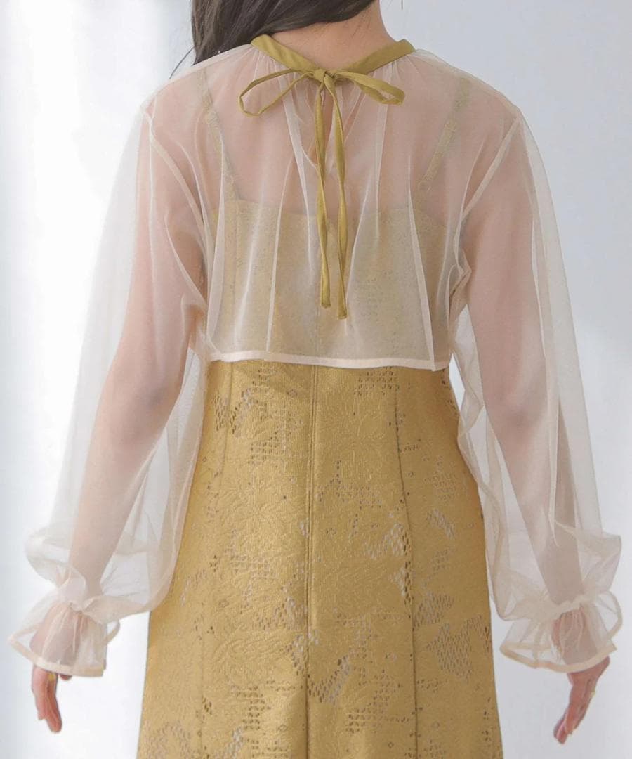 美品 kana カナ チュールボレロセット 結婚式 パーティー L大きいゆったり