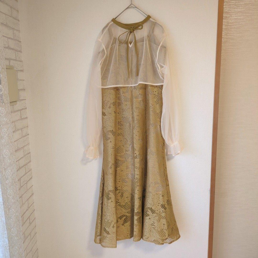 美品 kana カナ チュールボレロセット 結婚式 パーティー L大きいゆったり