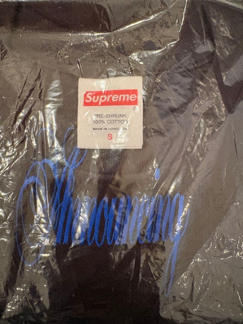 C*I様 Supreme Announcing Tee Sサイズ黒