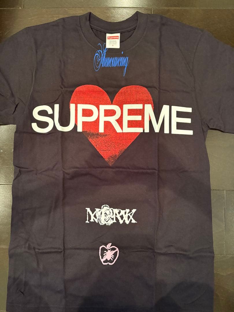 C*I様 Supreme Announcing Tee Sサイズ黒