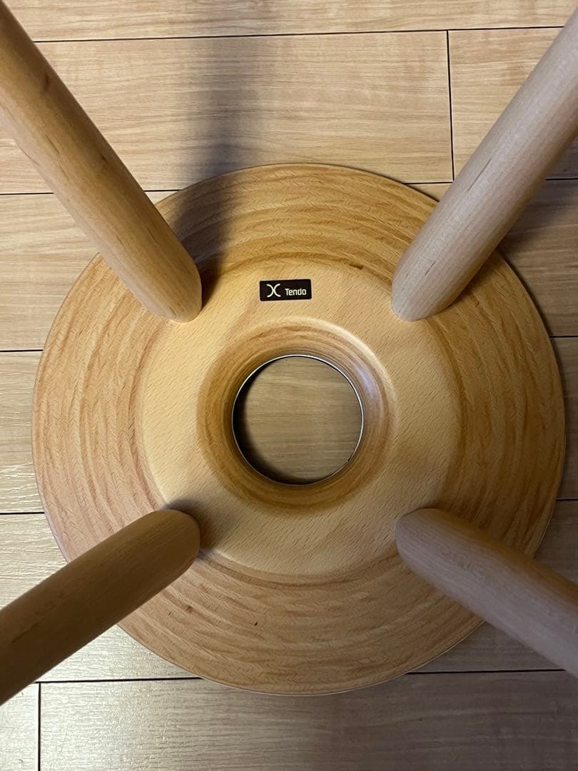 天童木工 リングスツール（ブラック）