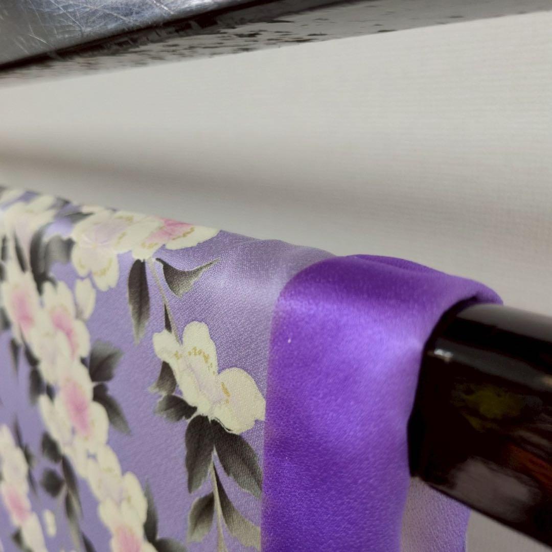 振袖 羽ばたく鳥 華やか 素敵なデザイン 着物 正絹 T-8355