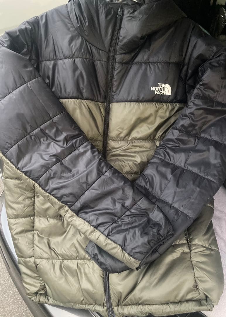 【カカオ】ノースフェイス リバーシブルジャケット ブラック オリーブ