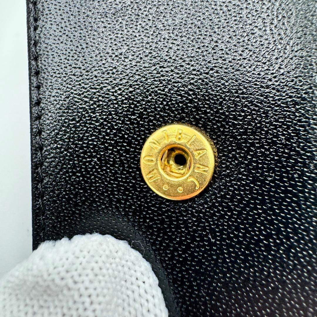 極美品✨MONTBLANC モンブラン　キーリング　ケース付き　レザー