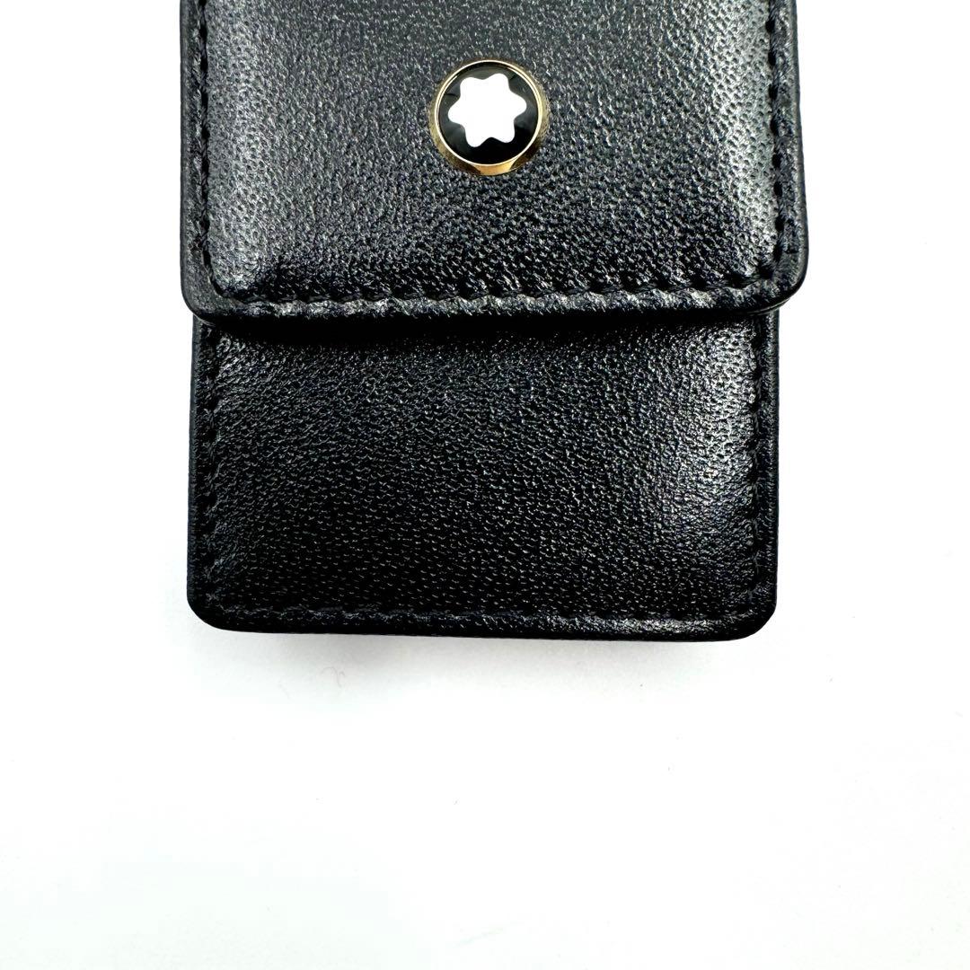 極美品✨MONTBLANC モンブラン　キーリング　ケース付き　レザー