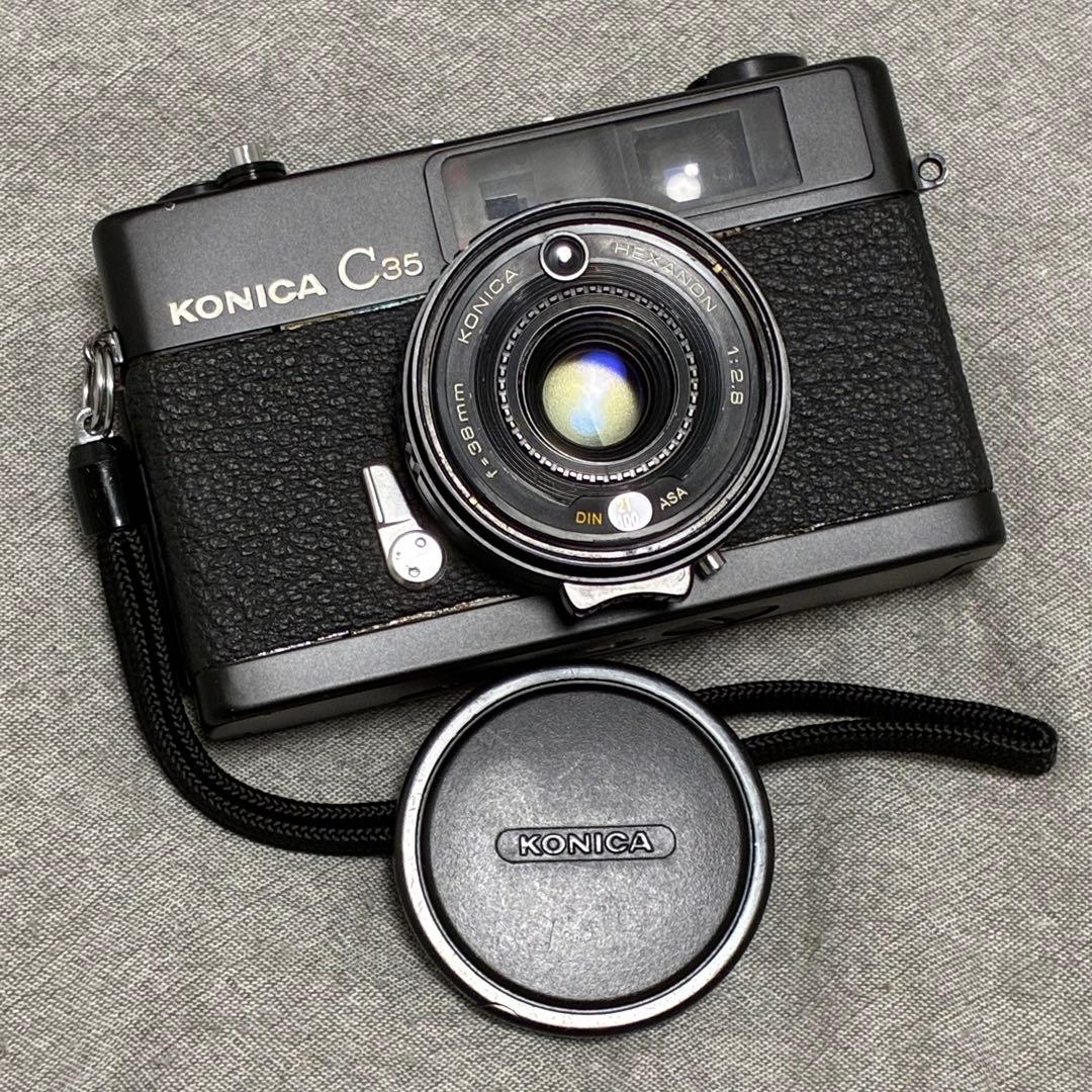 ⭐️希少⭐️ コニカ KONICA C35 ブラック フィルムカメラ 動作確認済