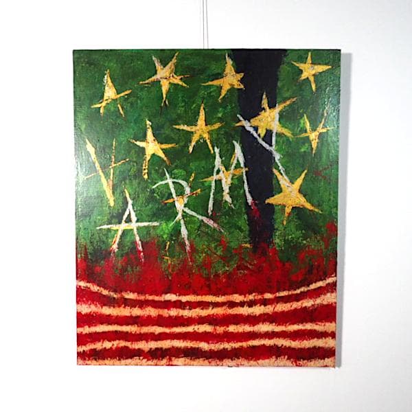 COTE MER デザイナー NORIO SATO 直筆サイン入りアート 緑