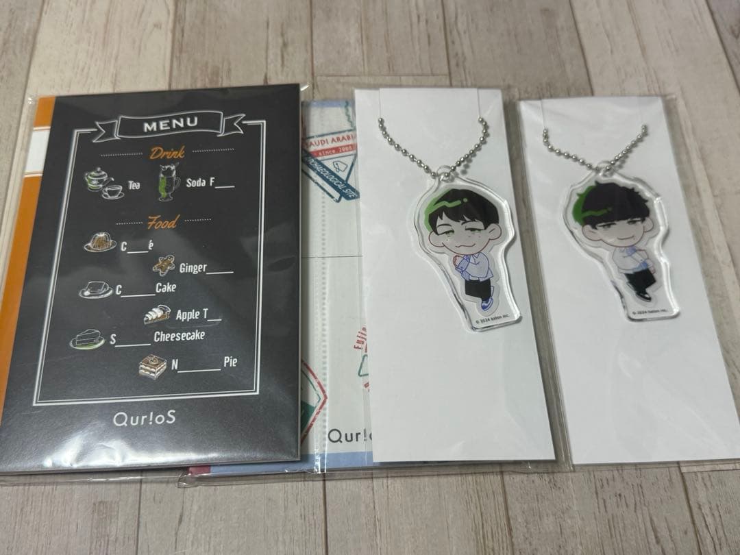 QuizKnockローソンコラボ　アクキー&ノートセット全種