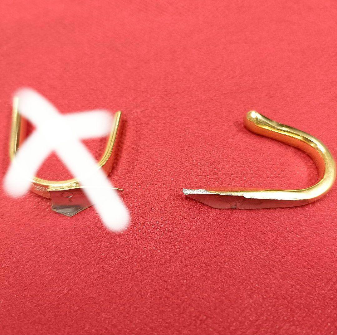 Bach トランペット マウスパイプフック　金メッキ