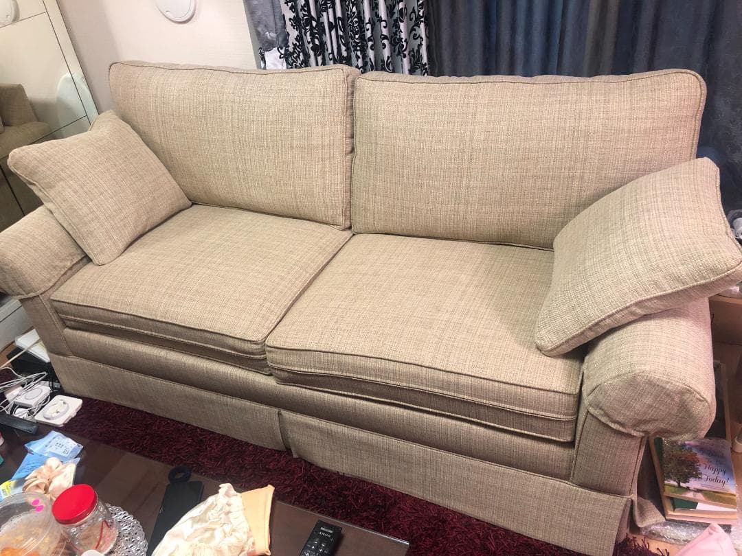 ETHAN ALLEN アメリカ製2.5人用ソファ