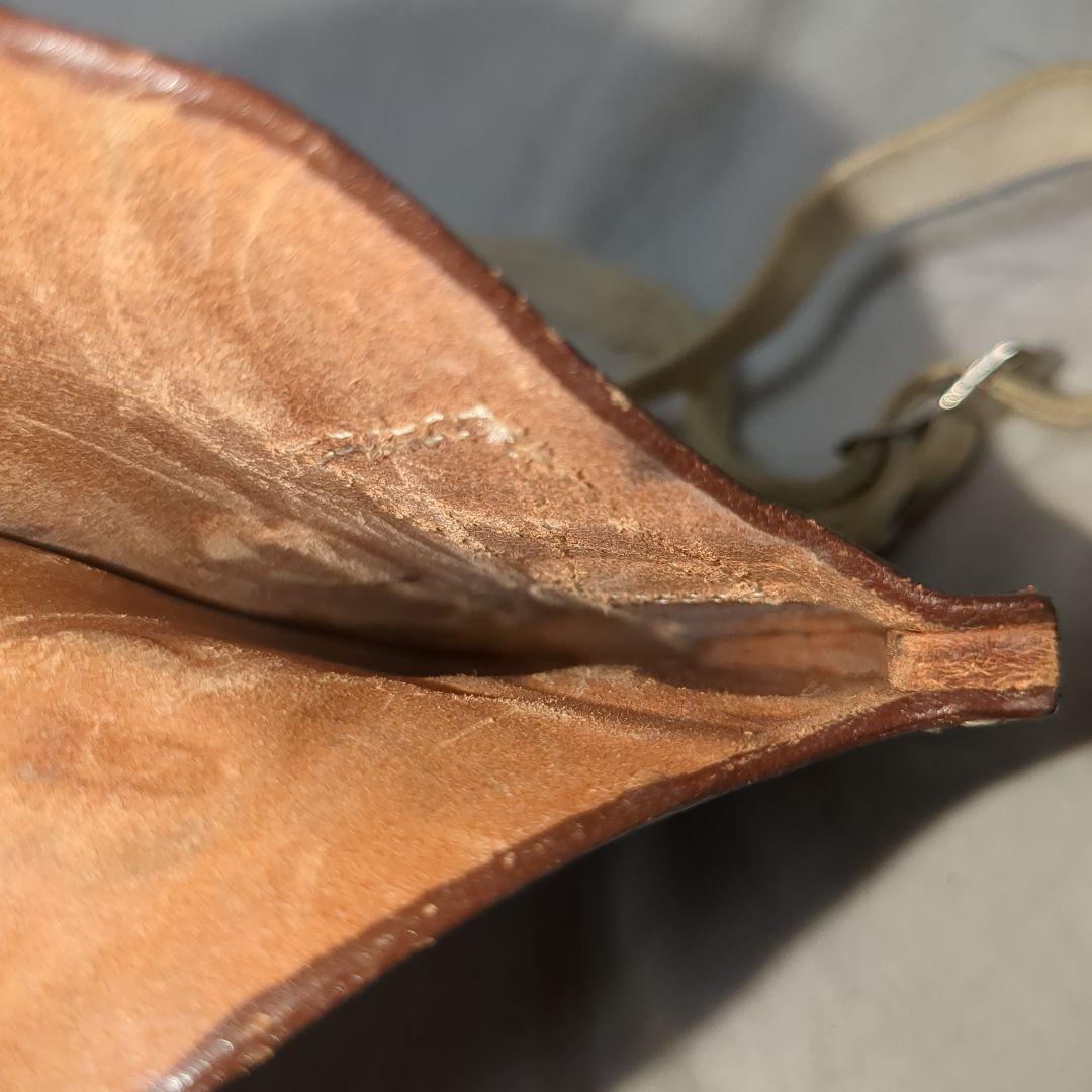 safariland　実物　小型ピストル用　本革レザーショルダーホルスター