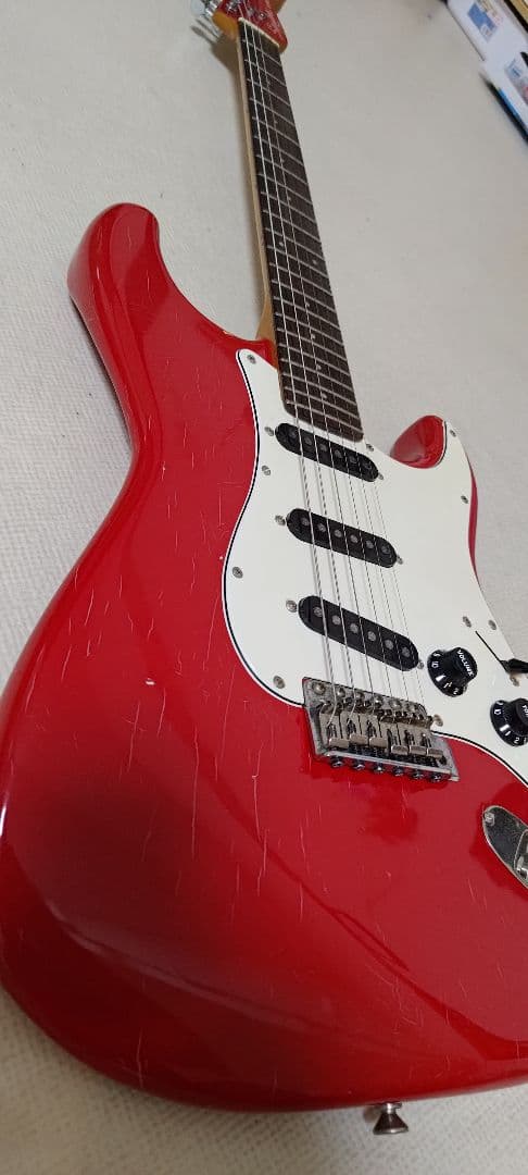 【squire fujigen】レッド Stratocaster 85年