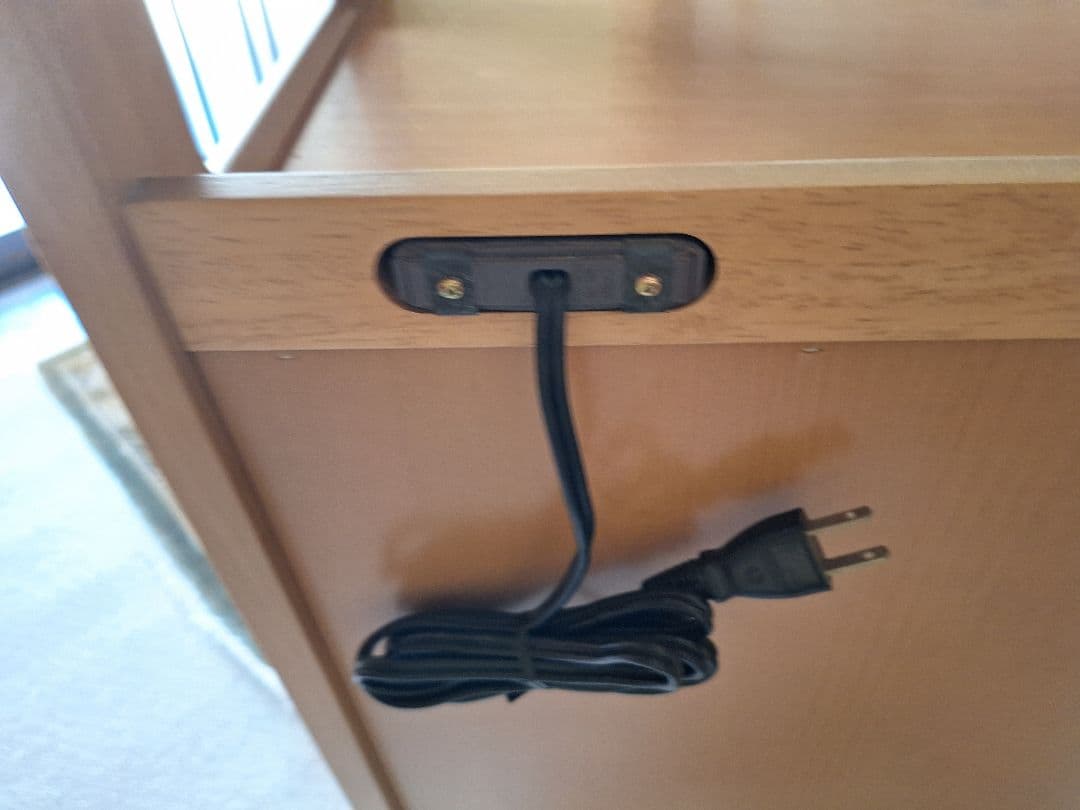 美品 カリモクkarimoku 電話台・ファックス台 引き出し付き