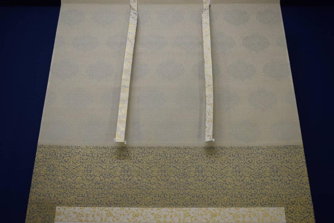 複製/横山大観/桜花/富士山水図/横物/工芸/タトウ箱付/布袋屋掛軸HJ-482