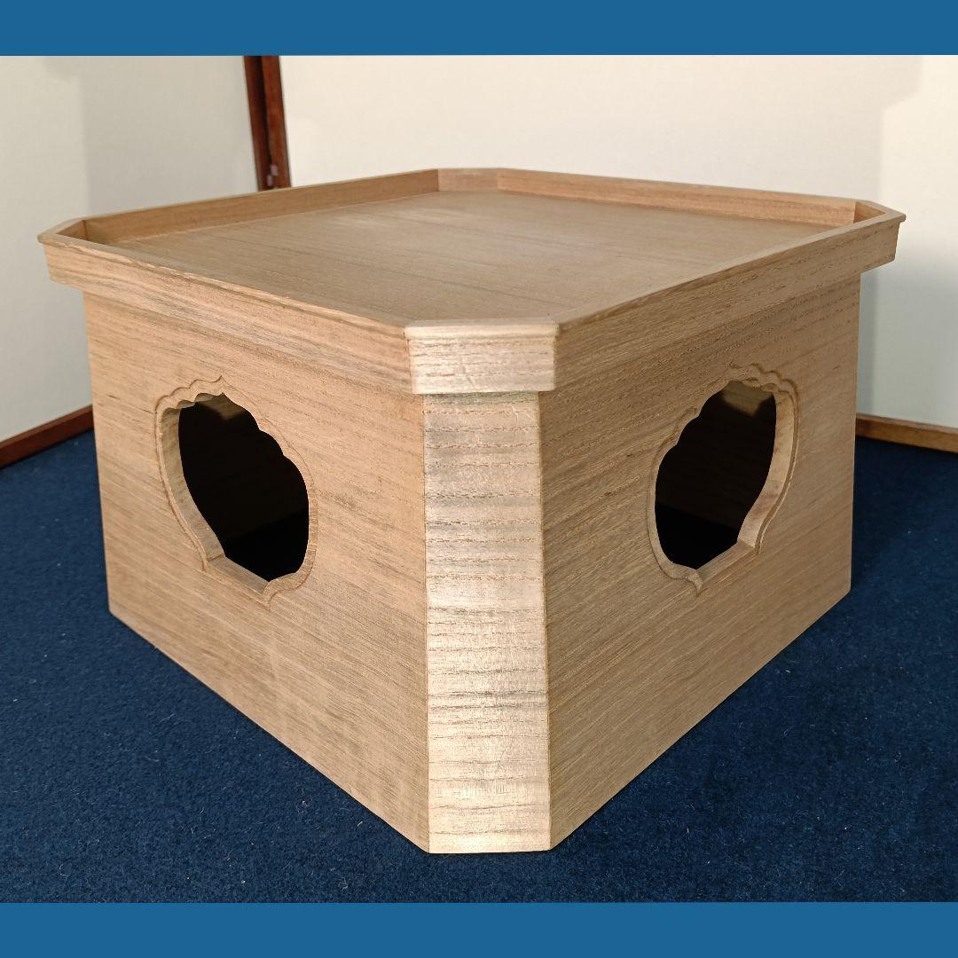 AM60 三宝 桐三宝 銘あり 共箱 茶道具 神具 置台 お供え物