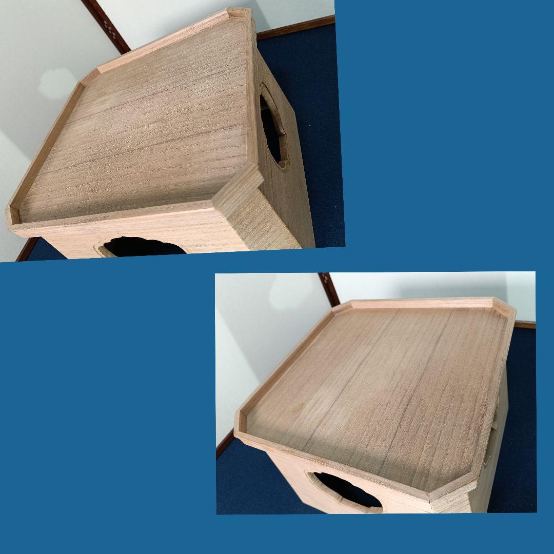 AM60 三宝 桐三宝 銘あり 共箱 茶道具 神具 置台 お供え物