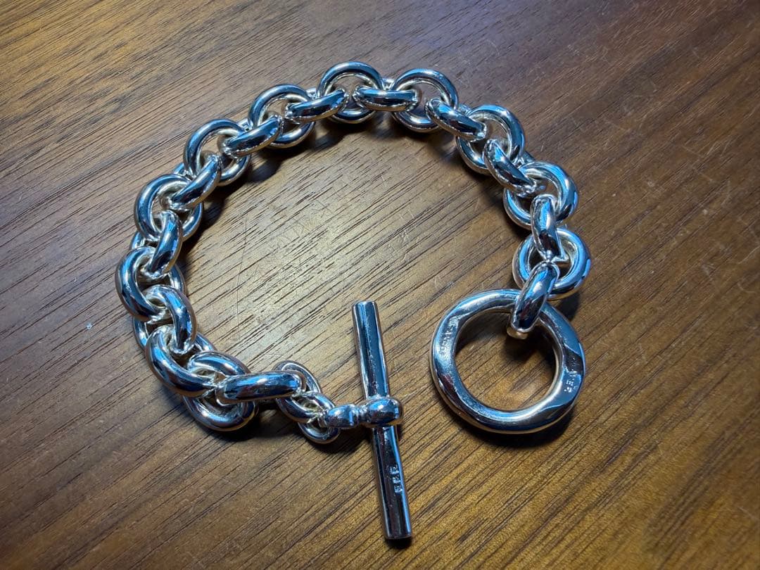 アクセサリー LAVER 15MM CABLE CHAIN T BAR Lsize