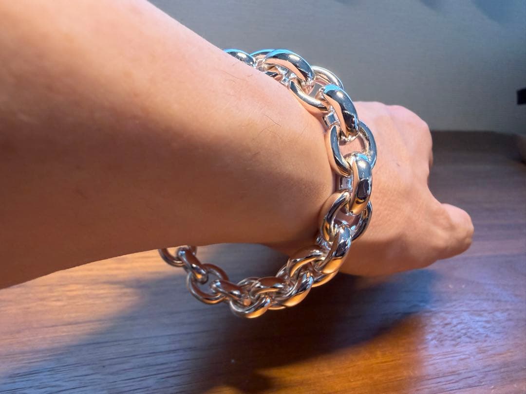 アクセサリー LAVER 15MM CABLE CHAIN T BAR Lsize