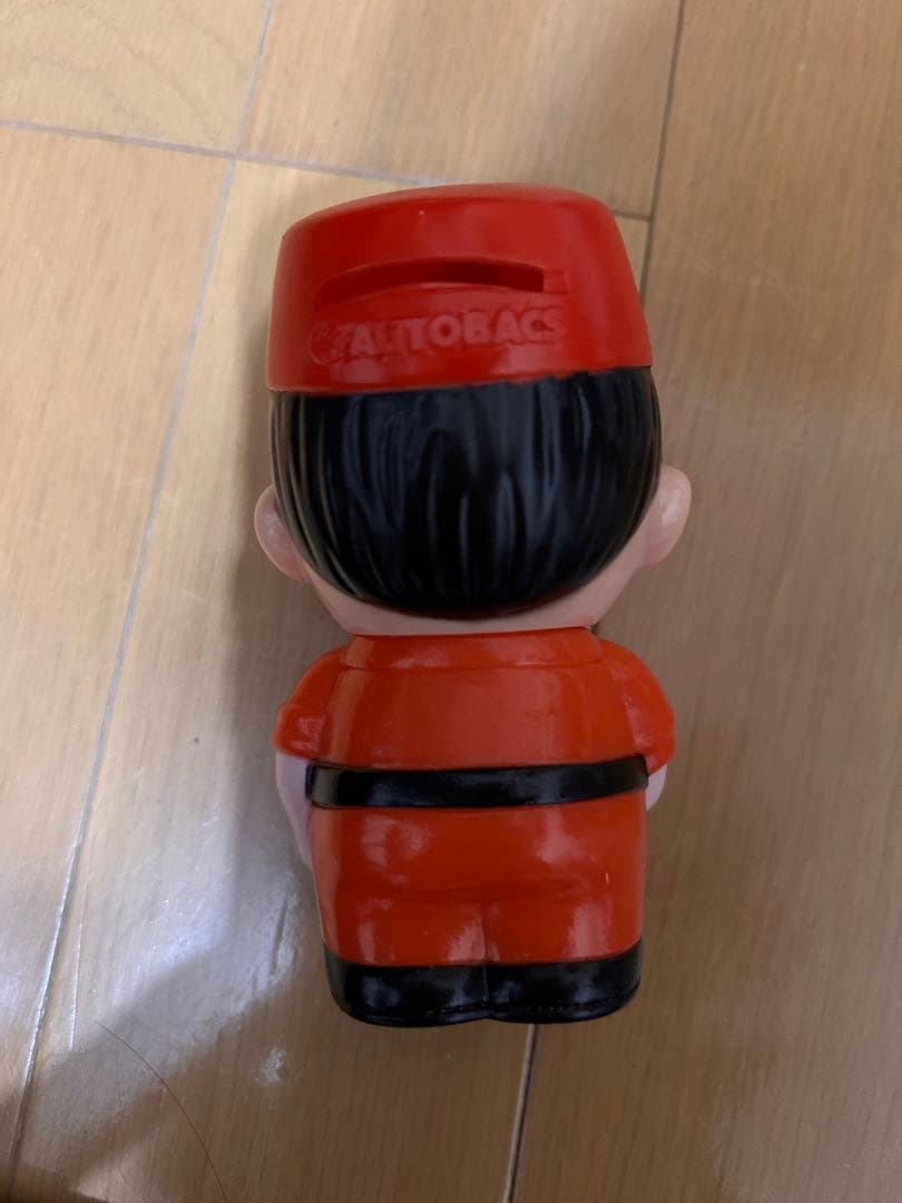 オートバックス ソフビ 貯金箱 オートバックス坊や　当時物　昭和レトロ　企業物