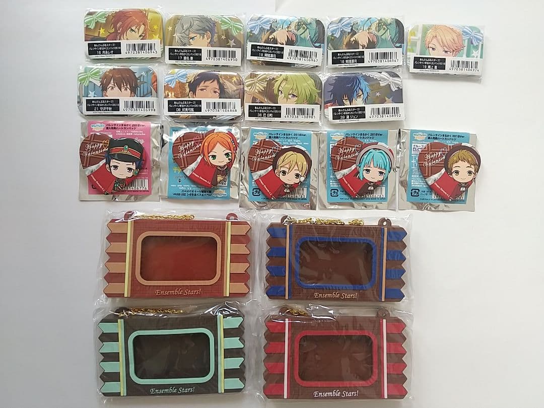 あんスタ バレンタイン まるかくカンバッジ 缶バッジ 2018 特典