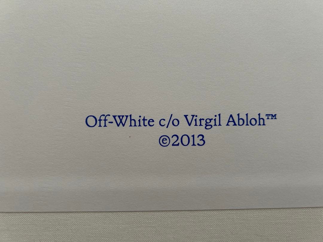 う*ん様 Off-White VirgilAbloh 150枚限定 ナンバリング