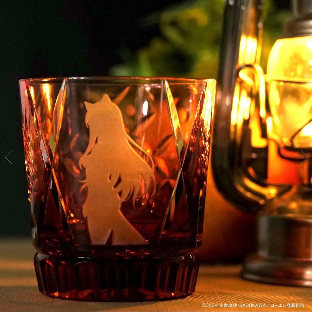 狼と香辛料　江戸切子　グラス