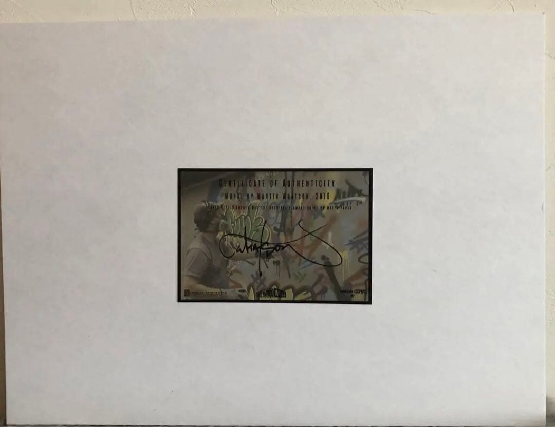 新品 マーティンワトソン「Behind the Curtain」 COA付