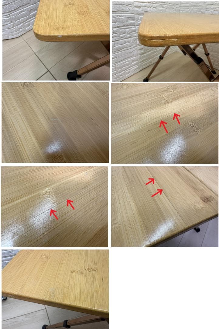 コールマン コンフォートマスター バンブーラウンジテーブル/65