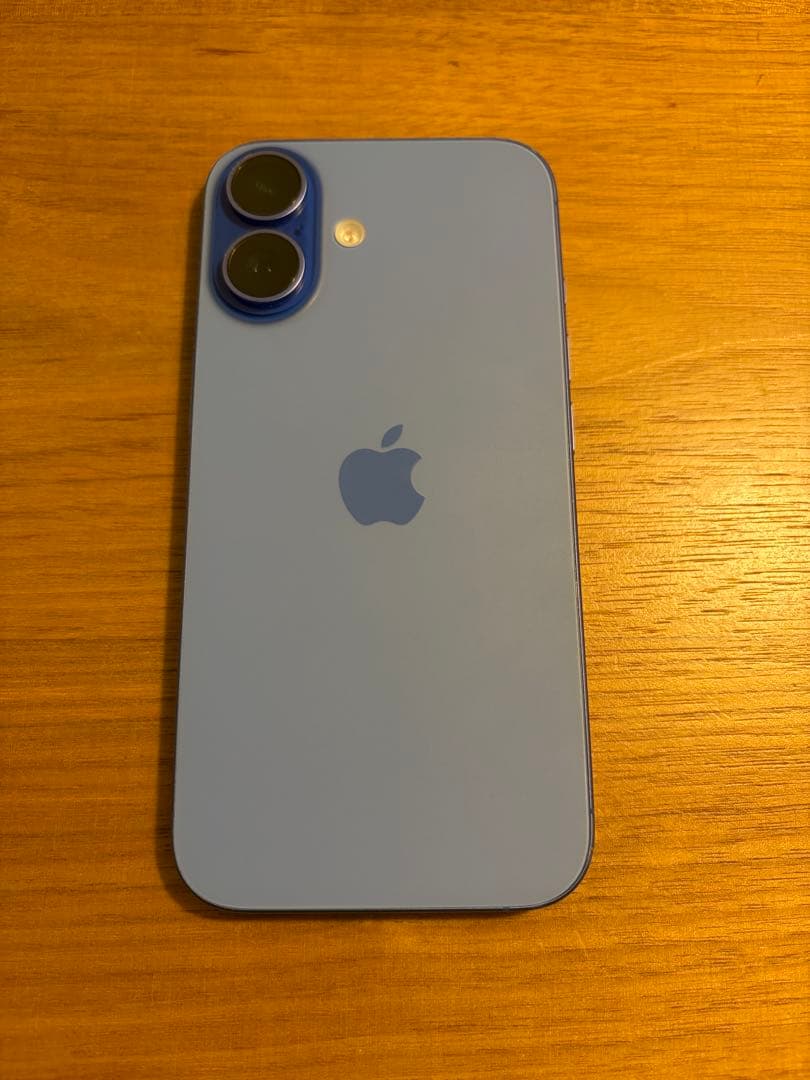 iPhone16 本体 ウルトラマリン 256GB 中古 バッテリー容量93%