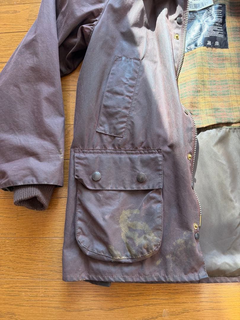 ヴィンテージ Barbour バブアー BEDALE 英国製 C36 91cm