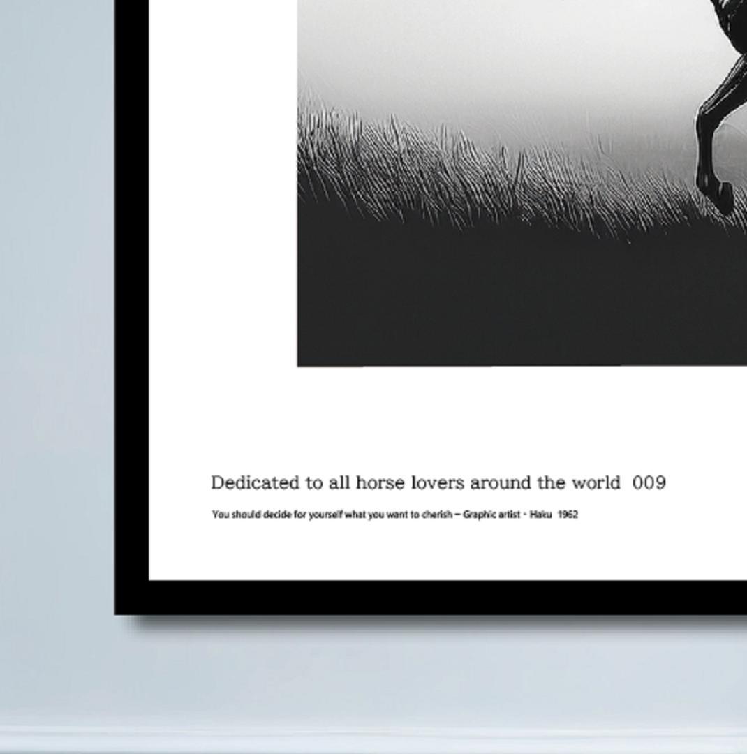 馬・No.009／「HAKU 」アートポスター