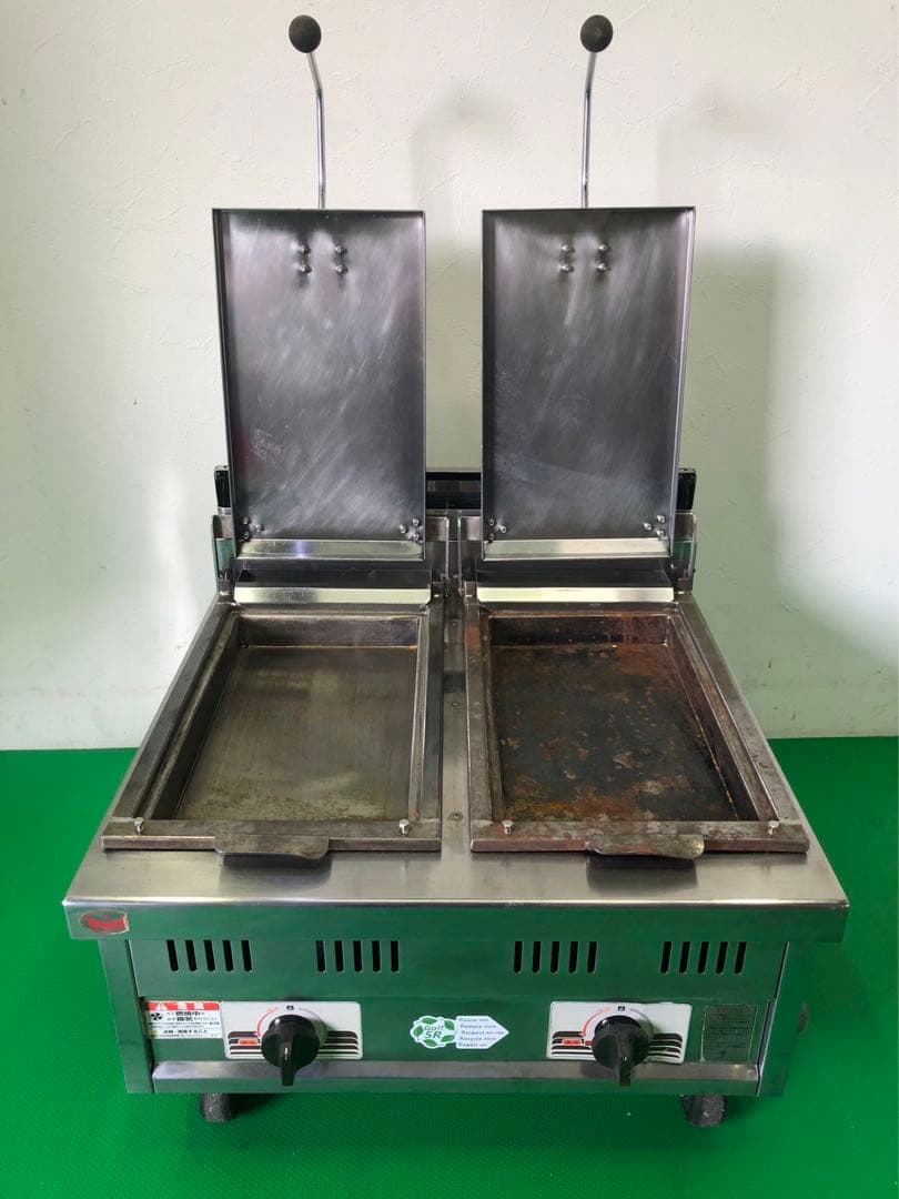 ☆地域限定送料無料☆ マルゼン　ガス餃子焼器　13A 業務用　MGZ-066W