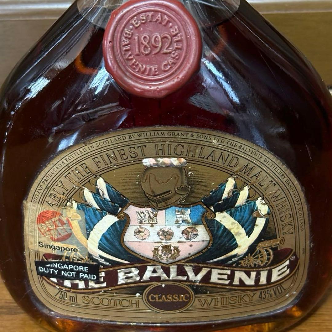 【未開封】THE BALVENIE 1892 CLASSIC 750ml 43％