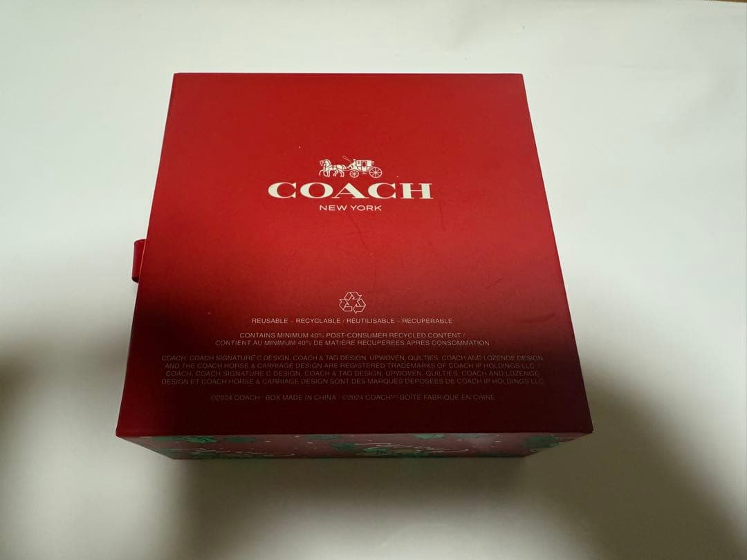 Coach クリスマスオーナメント ミニバッグ