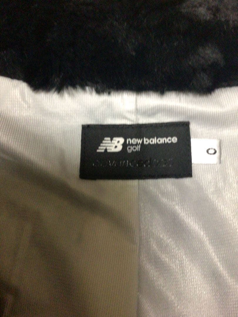 ニューバランス 防風ストレッチ総裏 フルジップ ファーベスト ブラック