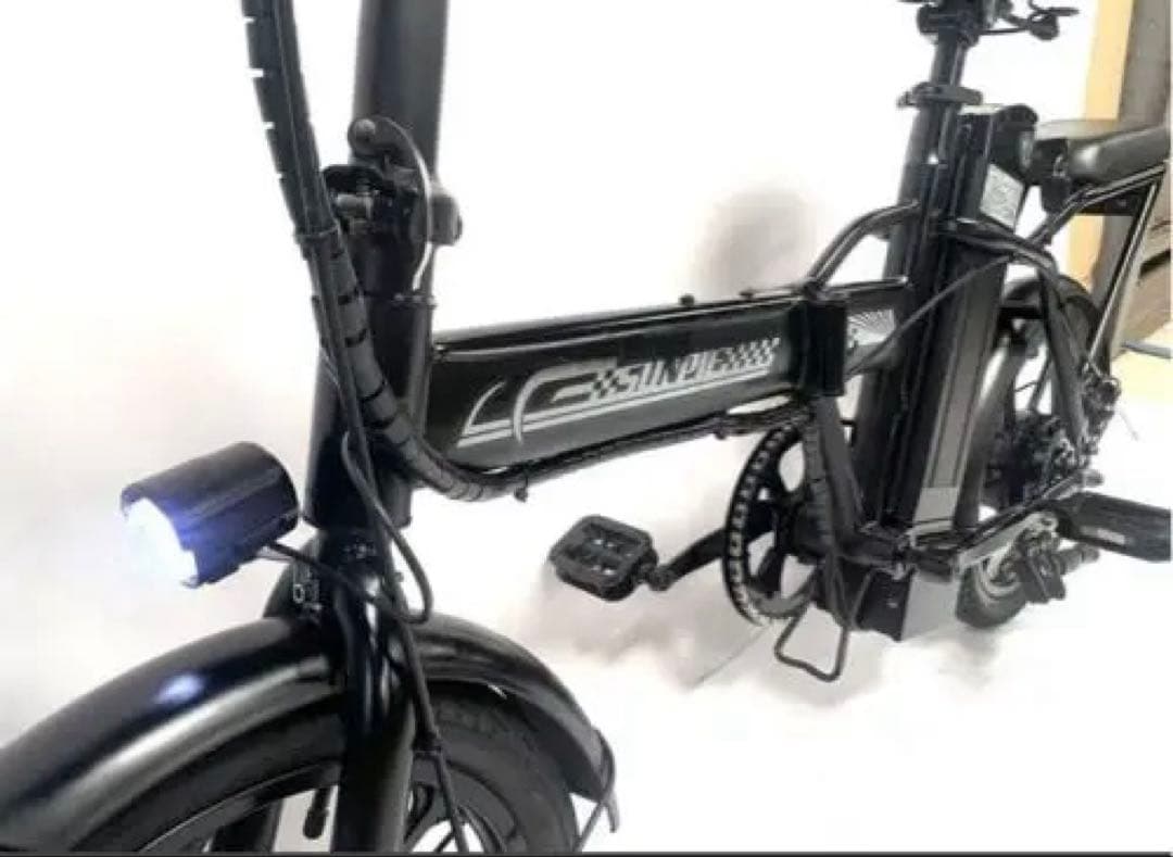 専用　SUNPIE ディスク式 折り畳み　　電動自転車 16インチ