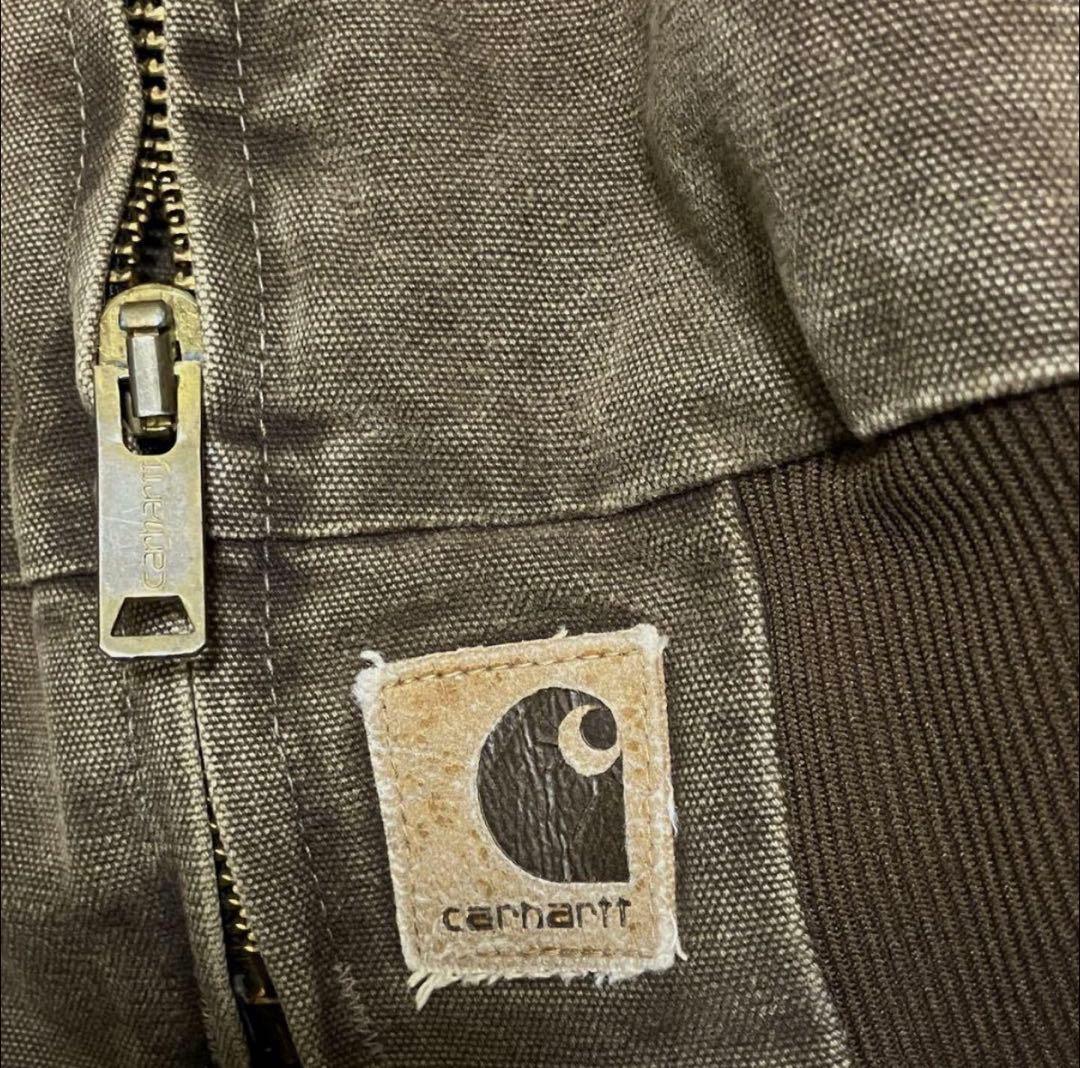 90s USA製 カーハート サンタフェジャケット ダークブラウン系/L相当