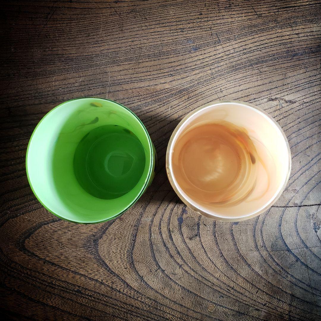 仁丹 マーブルガラス ガラスコップ ノベルティ　コップ グラス 昭和レトロ