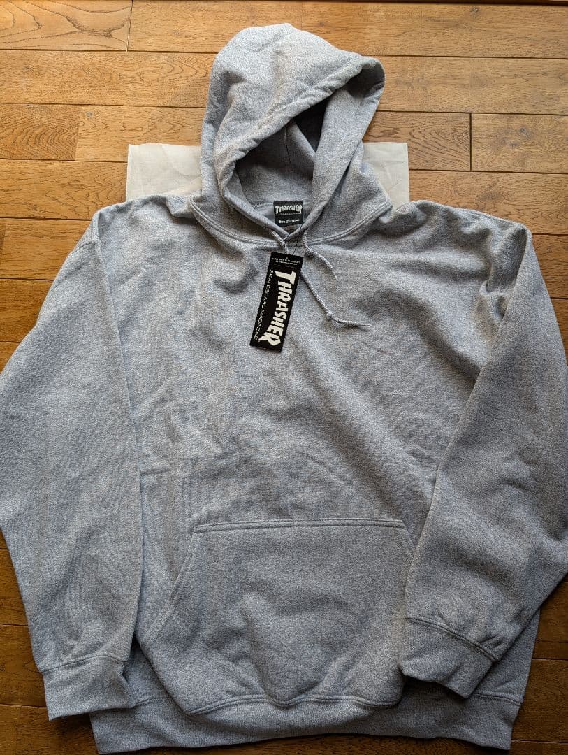 UNDERR THRASHER ロンハーマン コラボフーディ XLサイズ グレー