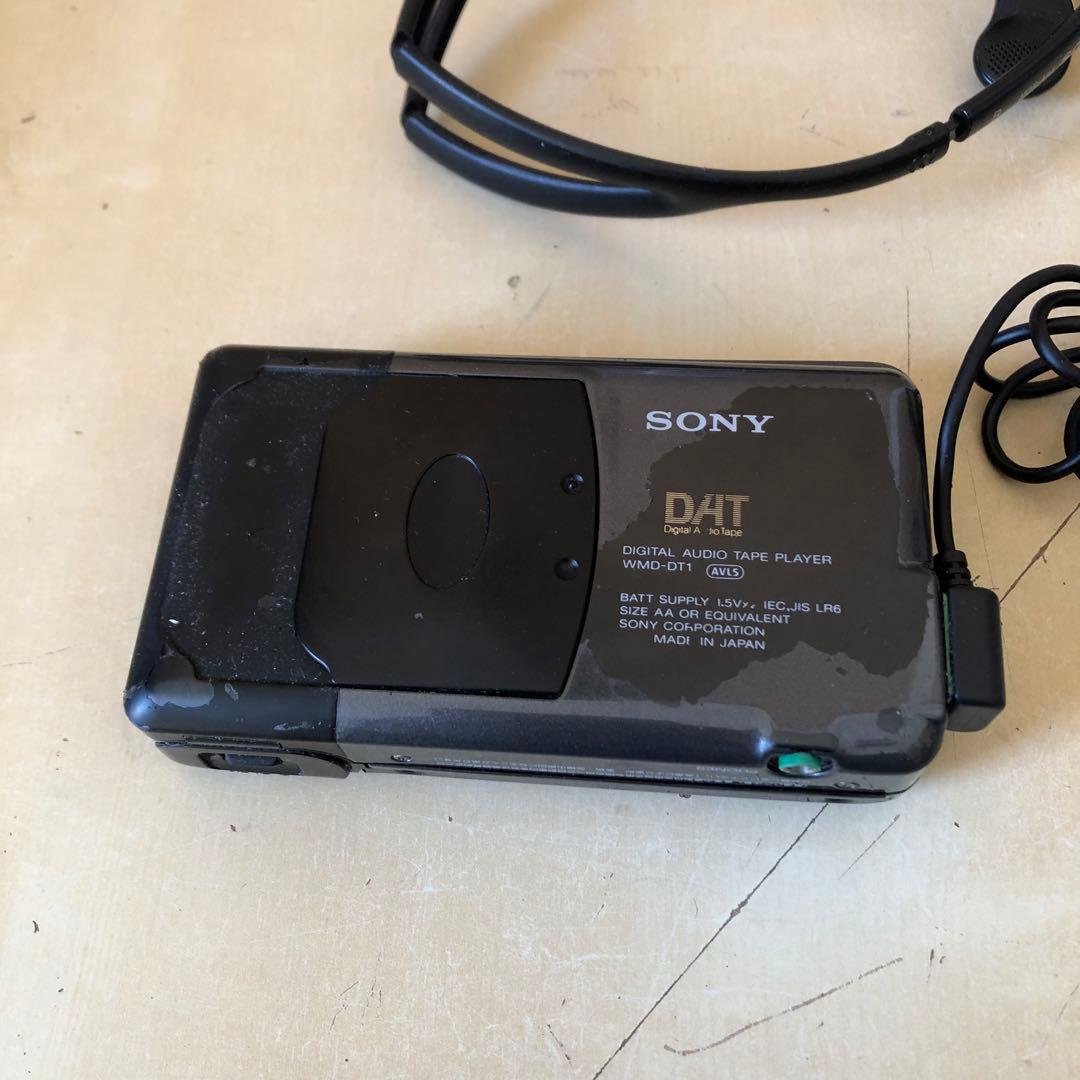 通電 SONY WMD-DT1 DATウォークマン 純正ヘッドホン付