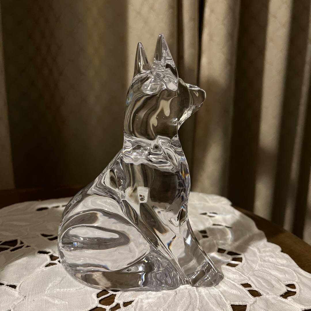Daum France 犬クリスタル置物