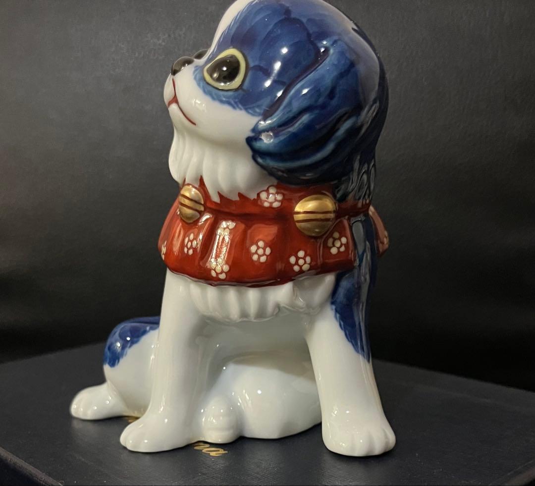 源右衛門窯 染錦戌 そめにしきいぬ 置物