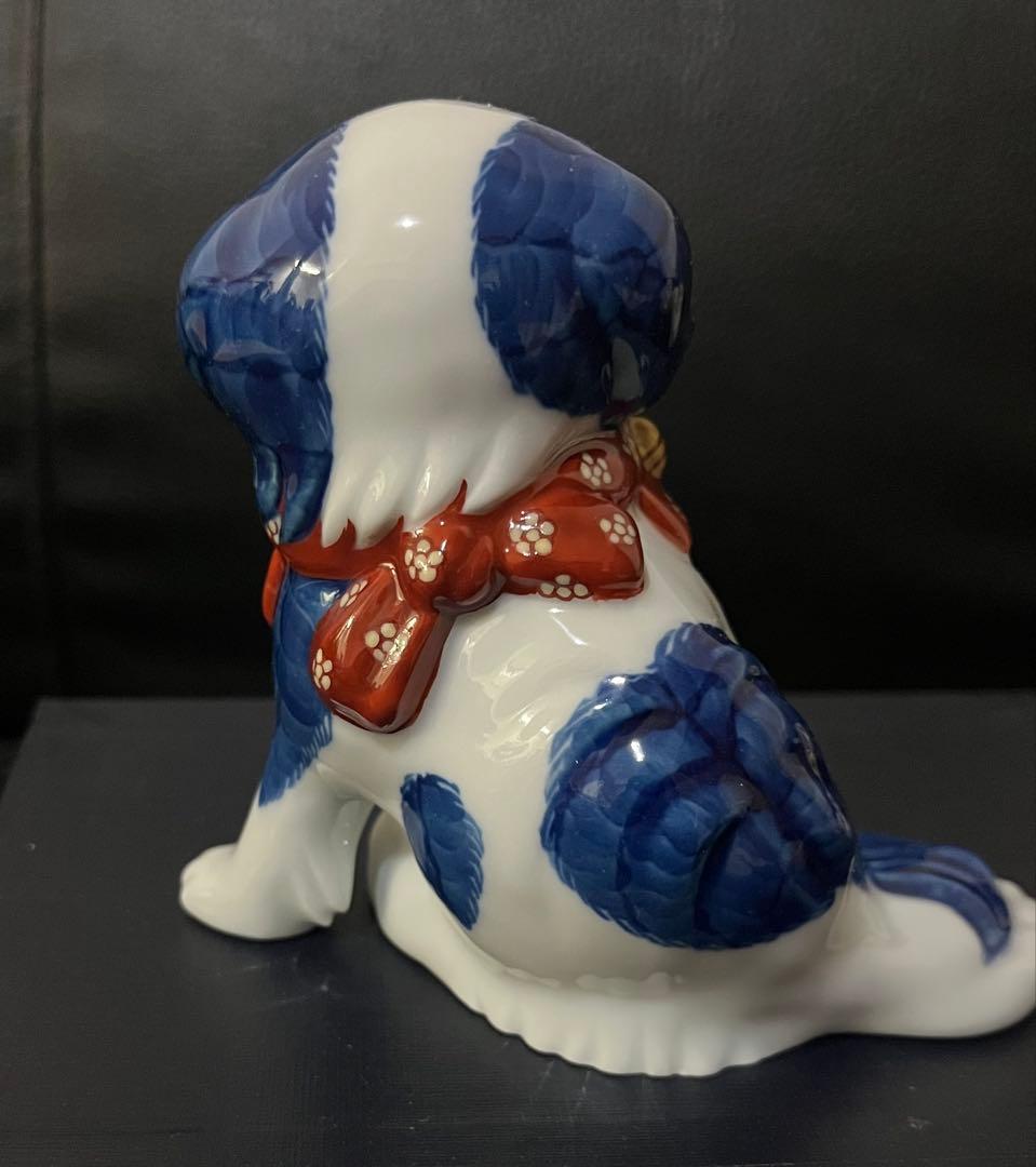 源右衛門窯 染錦戌 そめにしきいぬ 置物