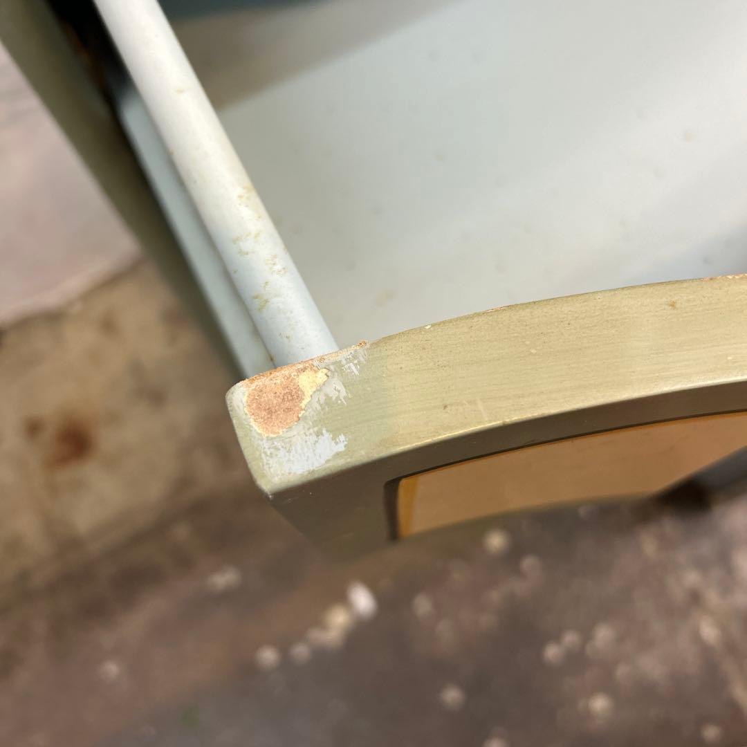 花柄装飾のグリーンタンス 4段