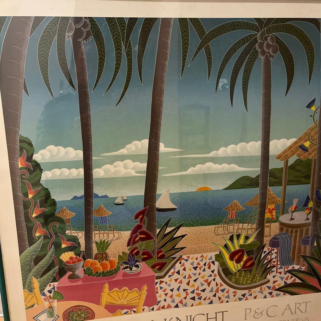 80s ポスター　絵画　シティポップ　レコード　昭和