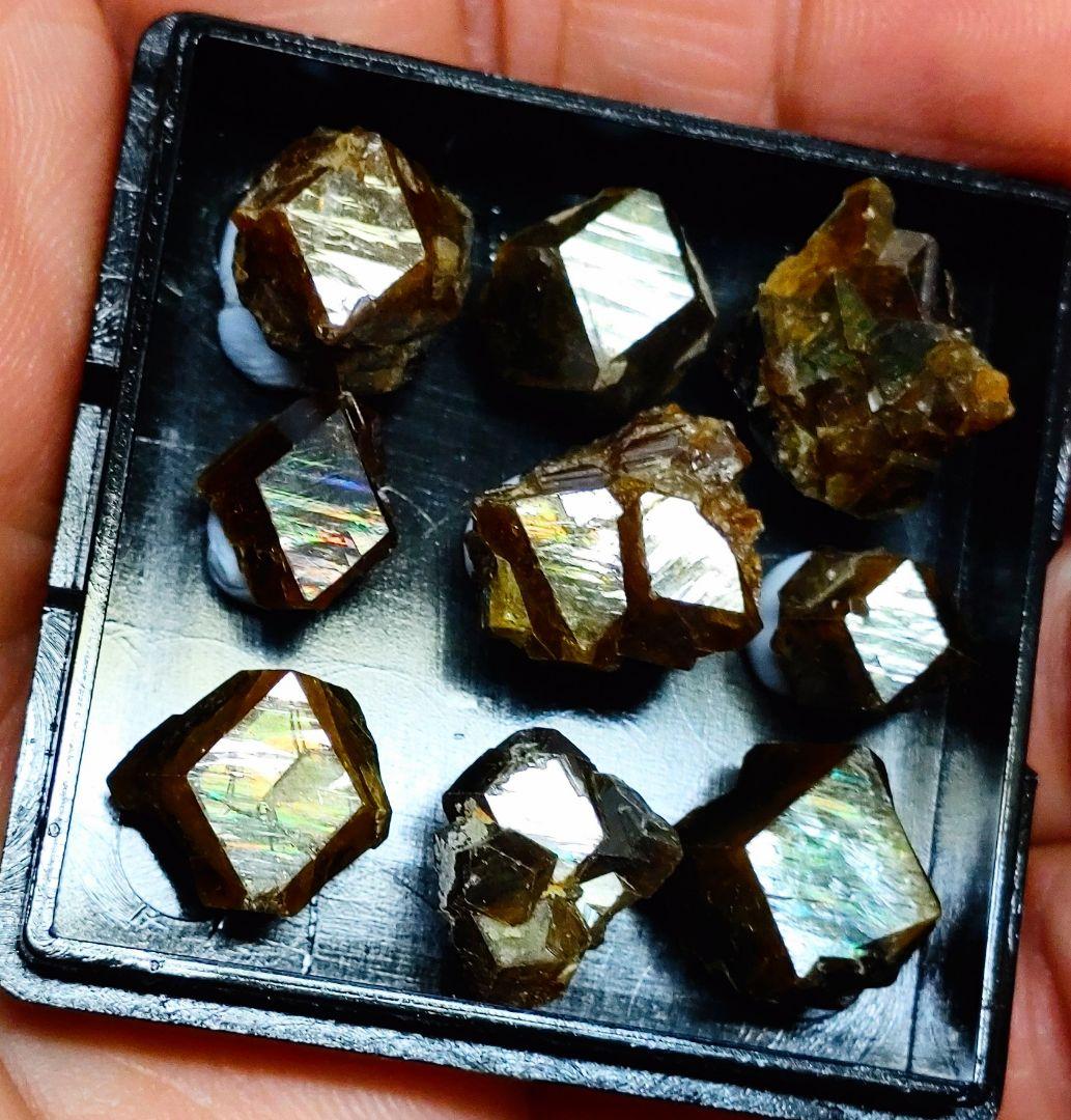 最終値下げ 天川村 オーロラレインボーガーネット ９個セット