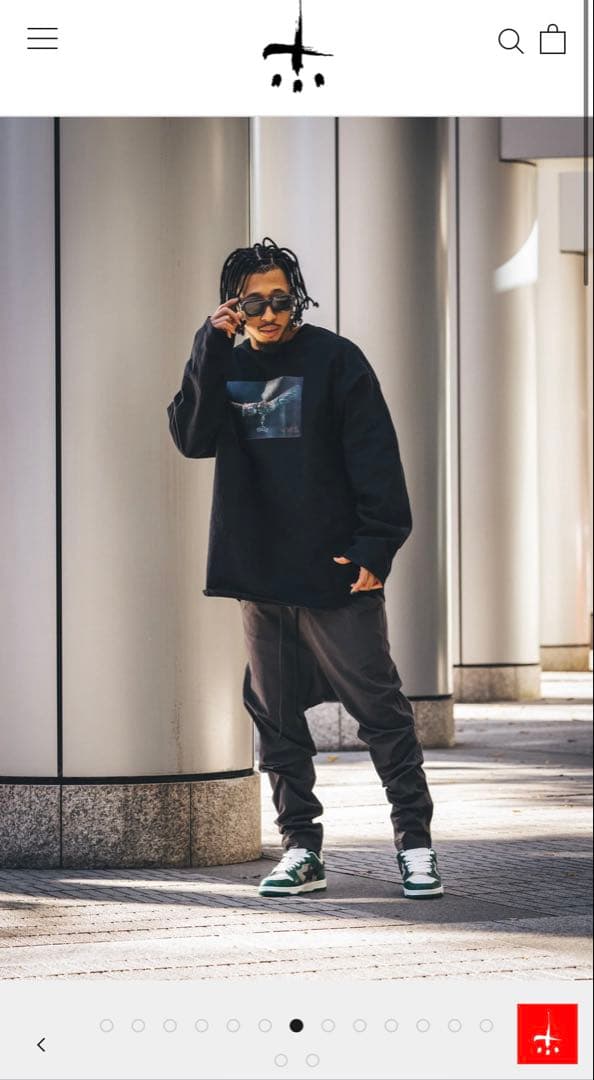 cvtvlist サルエルパンツ　新品　定価38500円