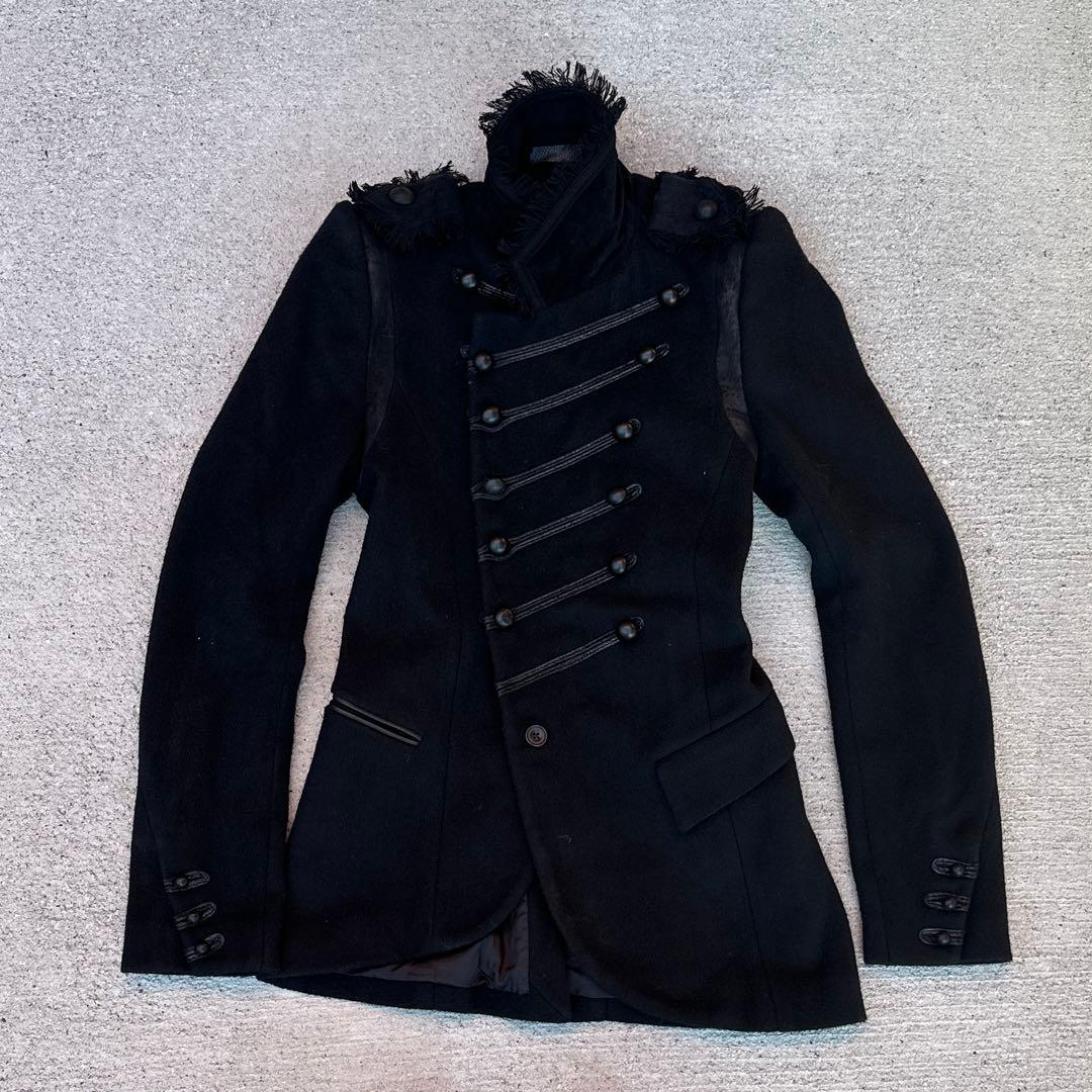 ifsixwasnine ナポレオンジャケット カシミヤ レザー v系