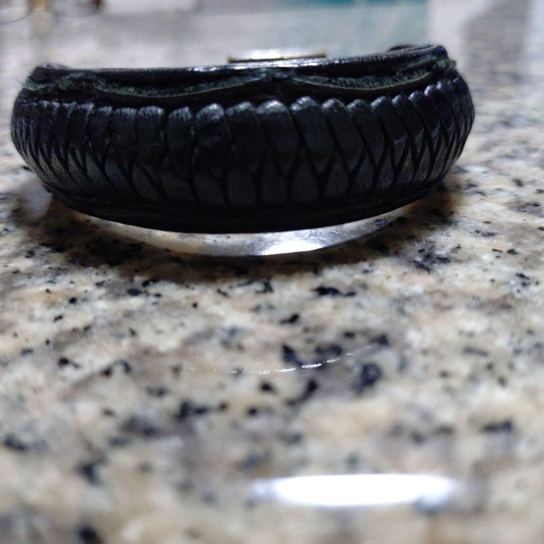 ケムリ ブラック クロコダイル ブレスレット 最終価格