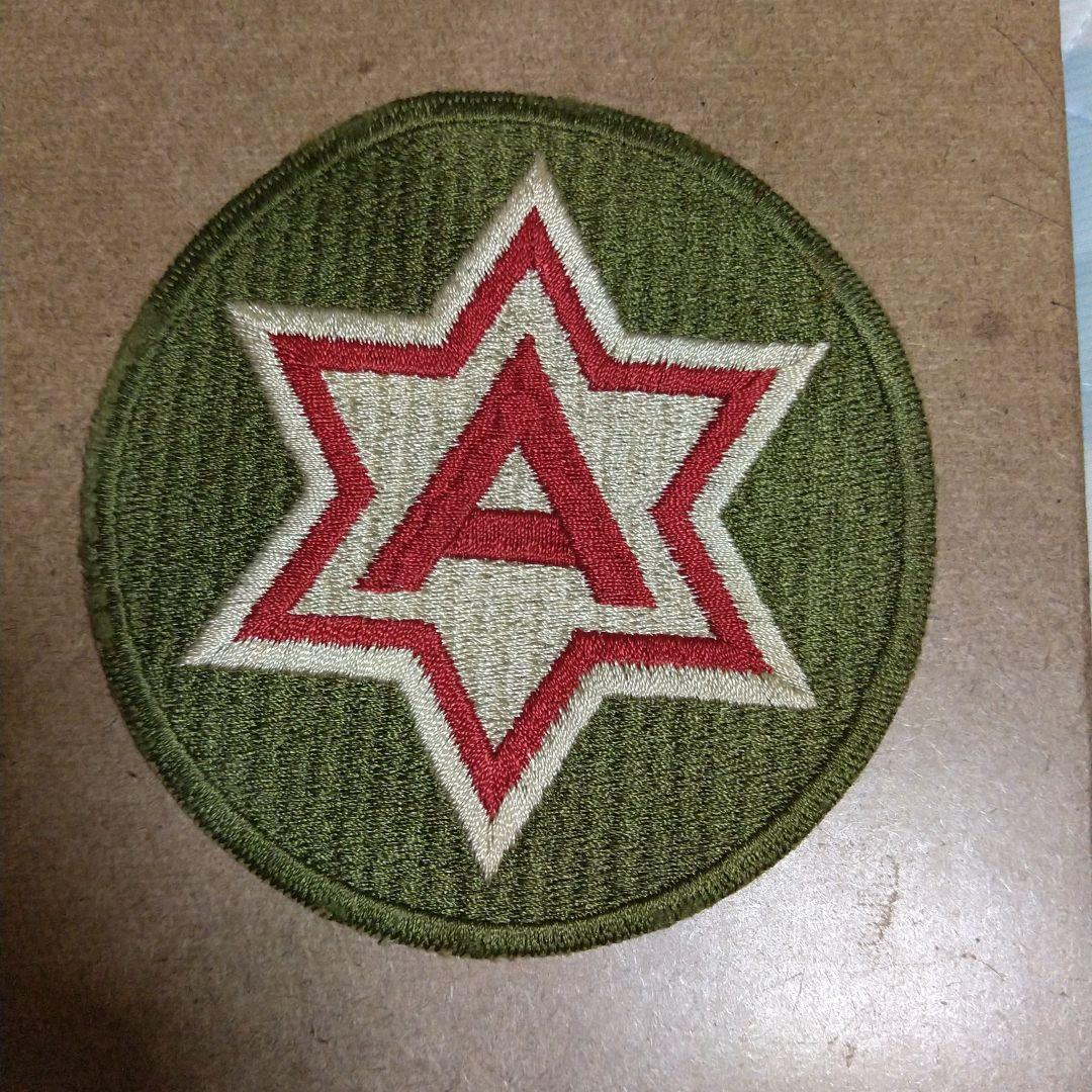 希少☆ 第二次世界大戦☆米軍陸軍☆6th Army第６軍 ヴィンテージワッペン